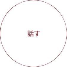 話す